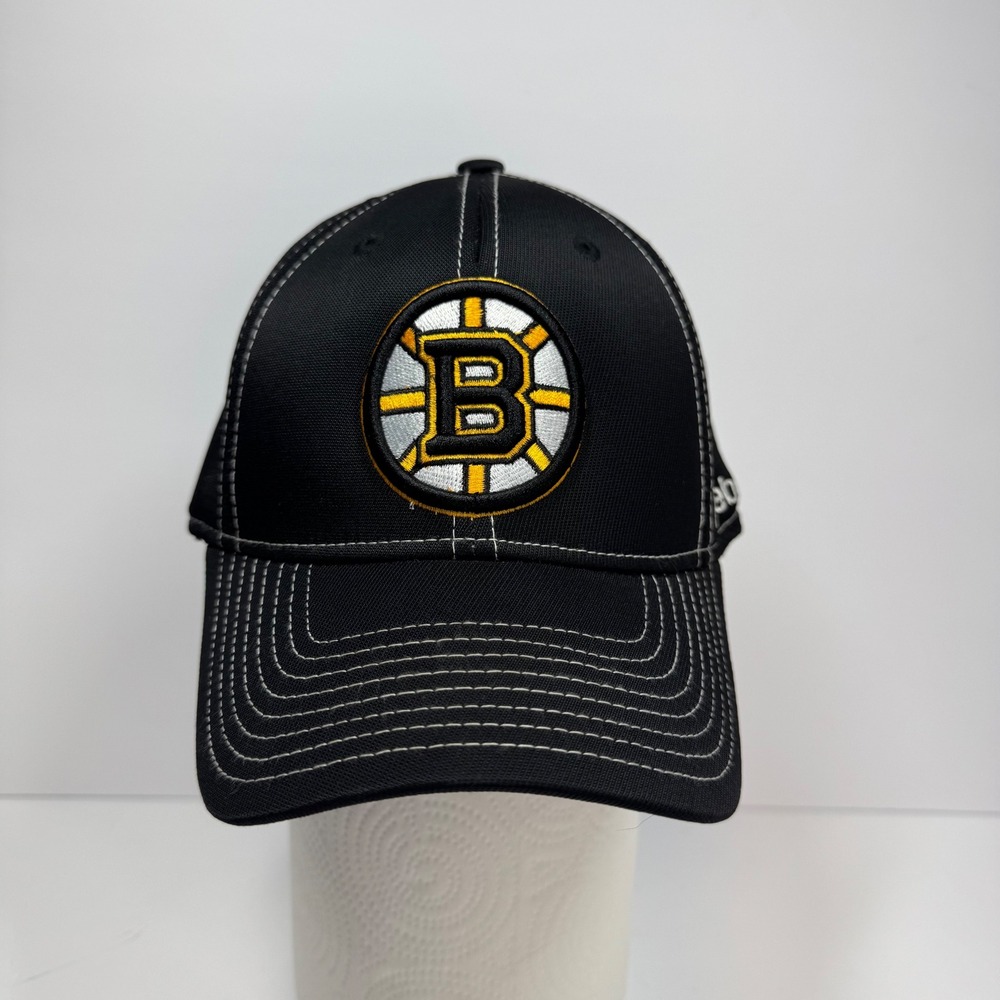 Boston Bruins Stanley Cup Champions Hat NHL Reebok Hockey Cap Fitted Sz‎ S/M